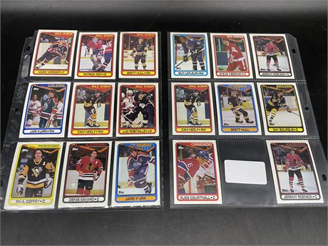 (17) 1980 NHL CARDS