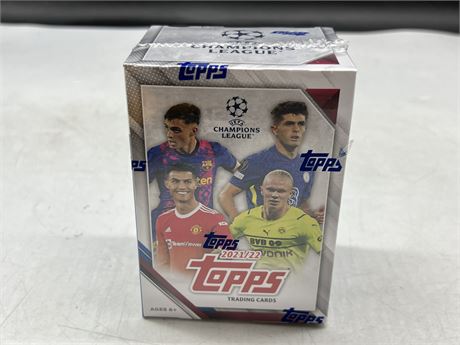 SEALED 2021/22 TOPPS CHAMPIONS LEAGUE BOX