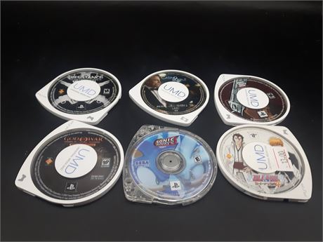 COLLECTION OF PSP GAMES