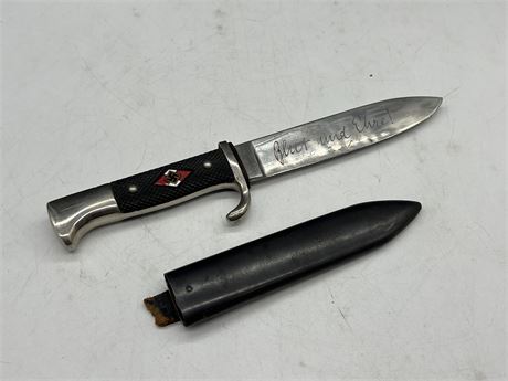 1936 GERMAN YOUTH KNIFE - WKC SOLINGEN (9.5”)
