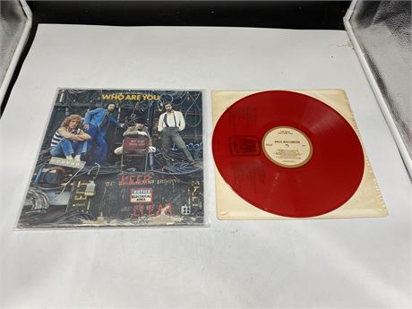 THE WHO (RED ALBUM) - VERY GOOD (VG)