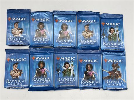 MAGIC OF THE GATHERING 10X RAVNICA ALLEGIANCE BOOSTER
