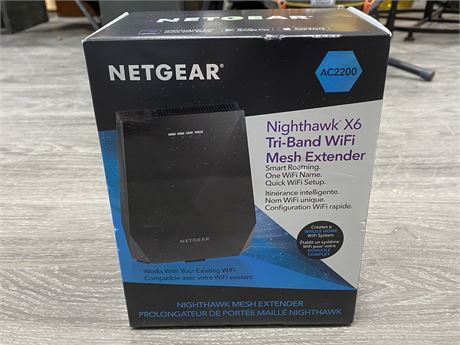 NETGEAR NIGHTHAWK X6 TRI-BRAND WIFI MESH EXTENDER