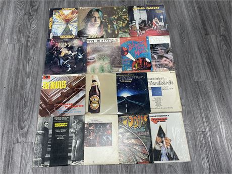 16 MISC RECORDS - SCRATCHED