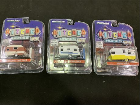 3 COLLECTABLE GREENLIGHT TRAILERS