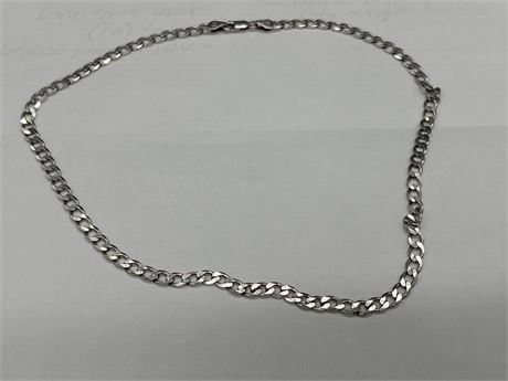 MARKED 925 SILVER CHAIN - MADE IN ITALY (18")