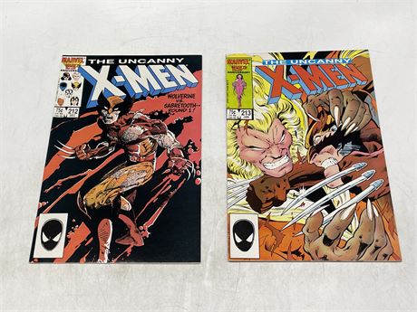THE UNCANNY X-MEN #212 AND #213