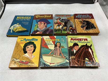 7 COLLECTABLE WHITMAN BOOKS 1950-60s