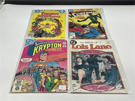 4 FIRST ISSUE COMICS