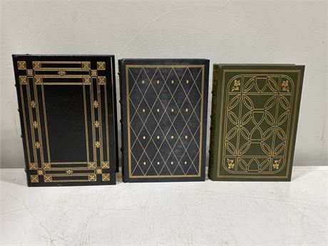 3 FIRST EDITION FRANKLIN LIBRARY BOOKS