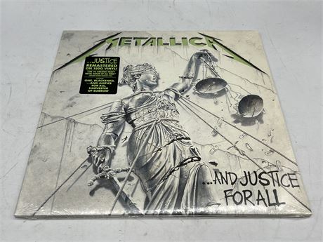 SEALED - METALLICA - AND JUSTICE FOR ALL 2LP