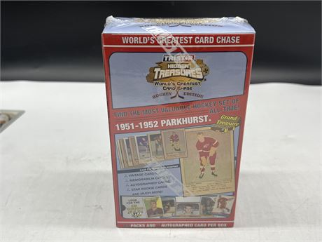 SEALED TRISTAR HIDDEN TREASURES 1951/52 PARKHURST NHL BOX - 2006 RELEASE