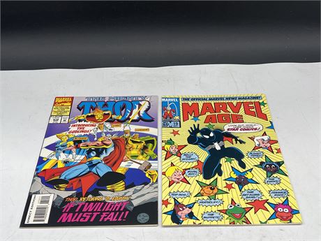 THE MIGHTY THOR #472 & MARVEL AGE #19