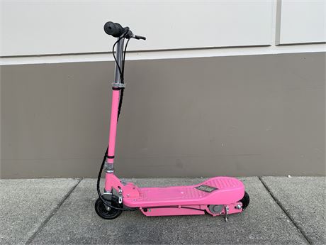 PINK ELECTRIC SCOOTER (working, missing charger)