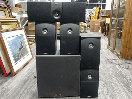 6 SPEAKERS WITH SUB WOOFER