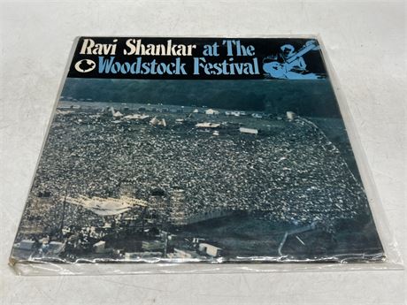 RAVI SHANKAR - AT THE WOODSTOCK FESTIVAL - EXCELLENT (E)