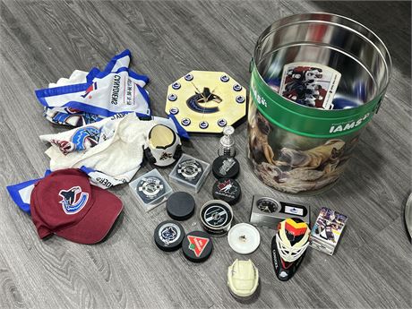 LOT OF HOCKEY COLLECTABLES