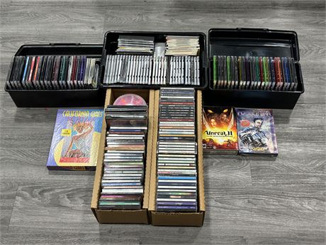 LARGE LOT OF CDS / EMPTY CD CASES