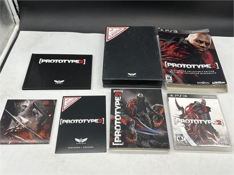 PROTOTYPE 2 BLACKWATCH COLLECTORS EDITION PS3 - DISC NEVER PLAYED
