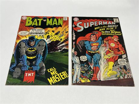 BATMAN #215 & SUPERMAN #199