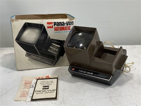 VINTAGE GAF PANA-VUE AUTOMATIC IN BOX