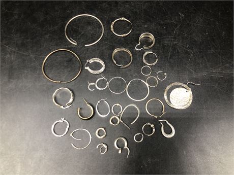 COLLECTION OF STERLING EARRINGS