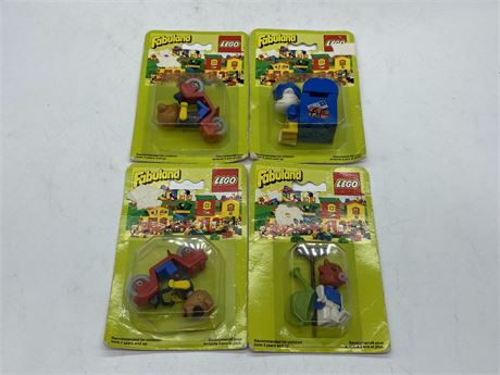 (4) 1980 NIP FABULAND LEGO