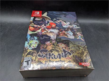 SAKUNA OF RICE & RUIN - COLLECTORS EDITION - EXCELLENT CONDITION - SWITCH