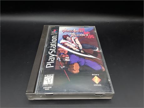 BATTLE ARENA TOSHINDEN - CIB VERY GOOD CONDITION - PLAYSTATION ONE