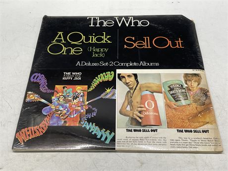 SEALED 2LP - THE WHO - A QUICK ONE & SELL OUT