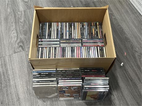 BOX OF CDS - MANY ROCK / GOOD TITLES