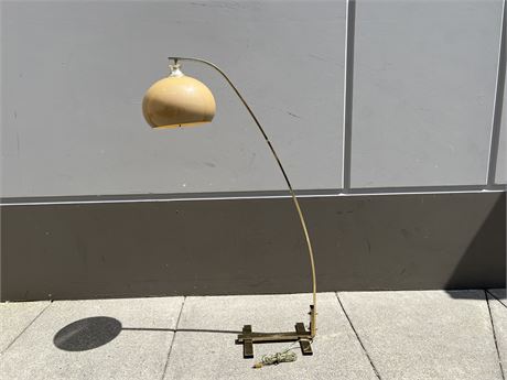 MCM FLOOR LAMP W/ ORIGINAL SHADE 66” TALL (SHADE MY NEED SOME WORK - SEE PHOTOS)