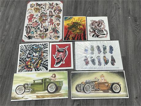 LOT OF PICTURES / PRINTS - SOME SIGNED