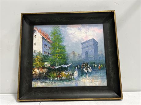 SIGNED ORIGINAL OIL ON CANVAS PAINTING IN FRAME (WITH COA) -
