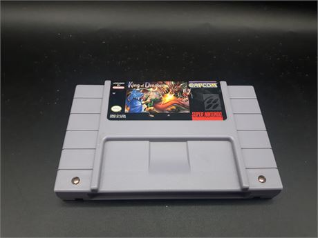 KING OF DRAGONS (AUTHENTIC) - VERY GOOD CONDITION - SNES