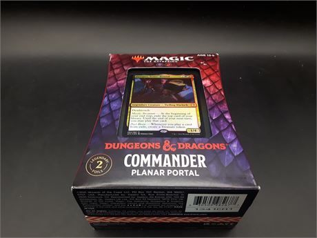 SEALED - MAGIC THE GATHERING D & D COMMANDER PLANAR BOX