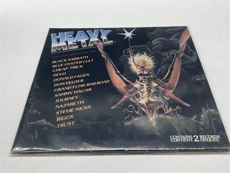 HEAVY METAL - MUSIC FROM THE MOTION PICTURE 2LP - VG+