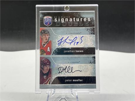 2007-08 BE A PLAYER DOUBLE SIGNATURES AUTO CARD