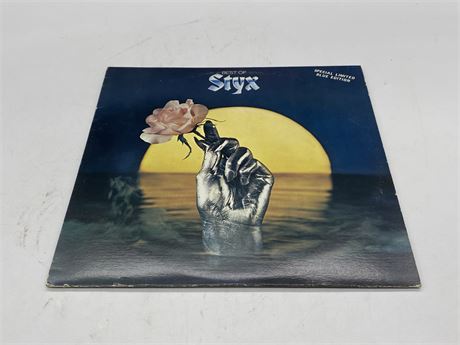 STYX - BEST OF W/ BLUE VINYL - VG+