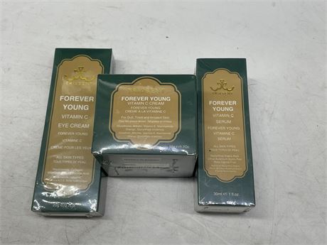 3 SEALED TRIXSENT FOREVER YOUNG CREAM