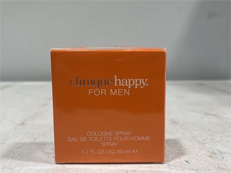 NEW SEALED CLINIQUE HAPPY FOR MEN COLOGNE / SPRAY 50ML