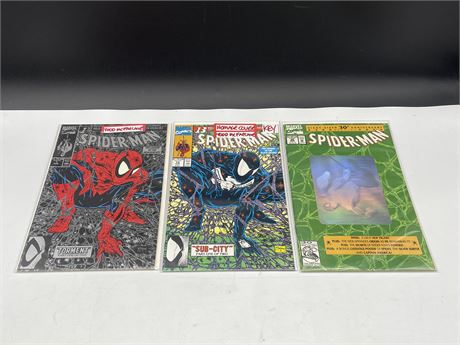 3 MISC SPIDER-MAN COMICS