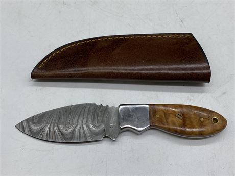 BESKAR STEEL KNIFE W/SHEATH (4” BLADE)