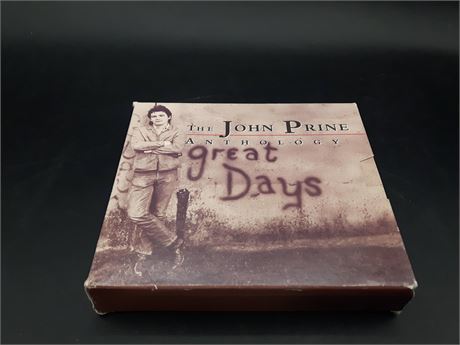 JOHN PRINE ANTHOLOGY - GREAT DAYS (MUSIC CD BOX SET) - EXCELLENT