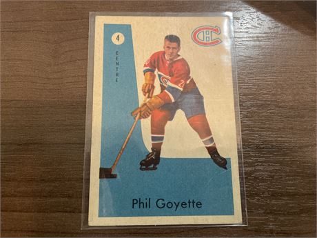 PHIL GOYETTE 1959-60 CARD