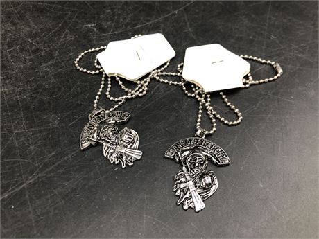 TWO SONS OF ANARCHY NECKLACES