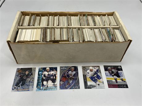 BOX OF MISC NHL CARDS