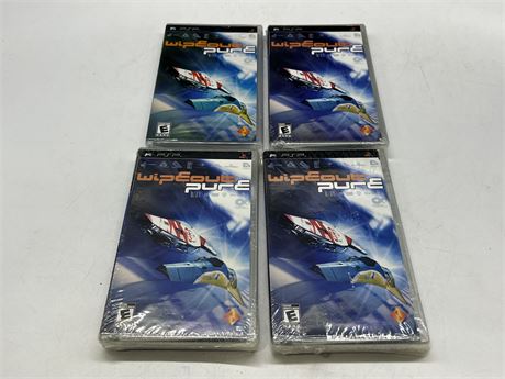 4 SEALED PSP WIPEOUT PURE GAMES