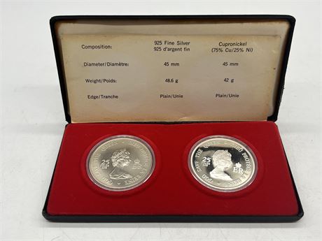 ROYAL CANADIAN MINT FOUR GOVERNORS GENERAL MEDALLIONS SET - CONTAINS SILVER