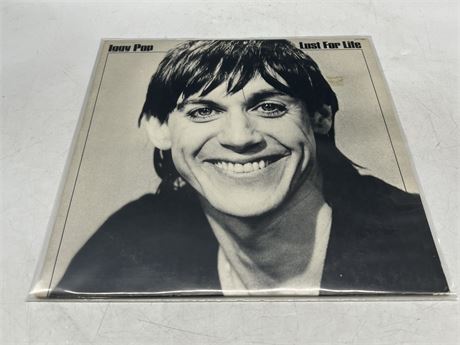 IGGY POP - LUST FOR LIFE - VG (Slightly scratched)